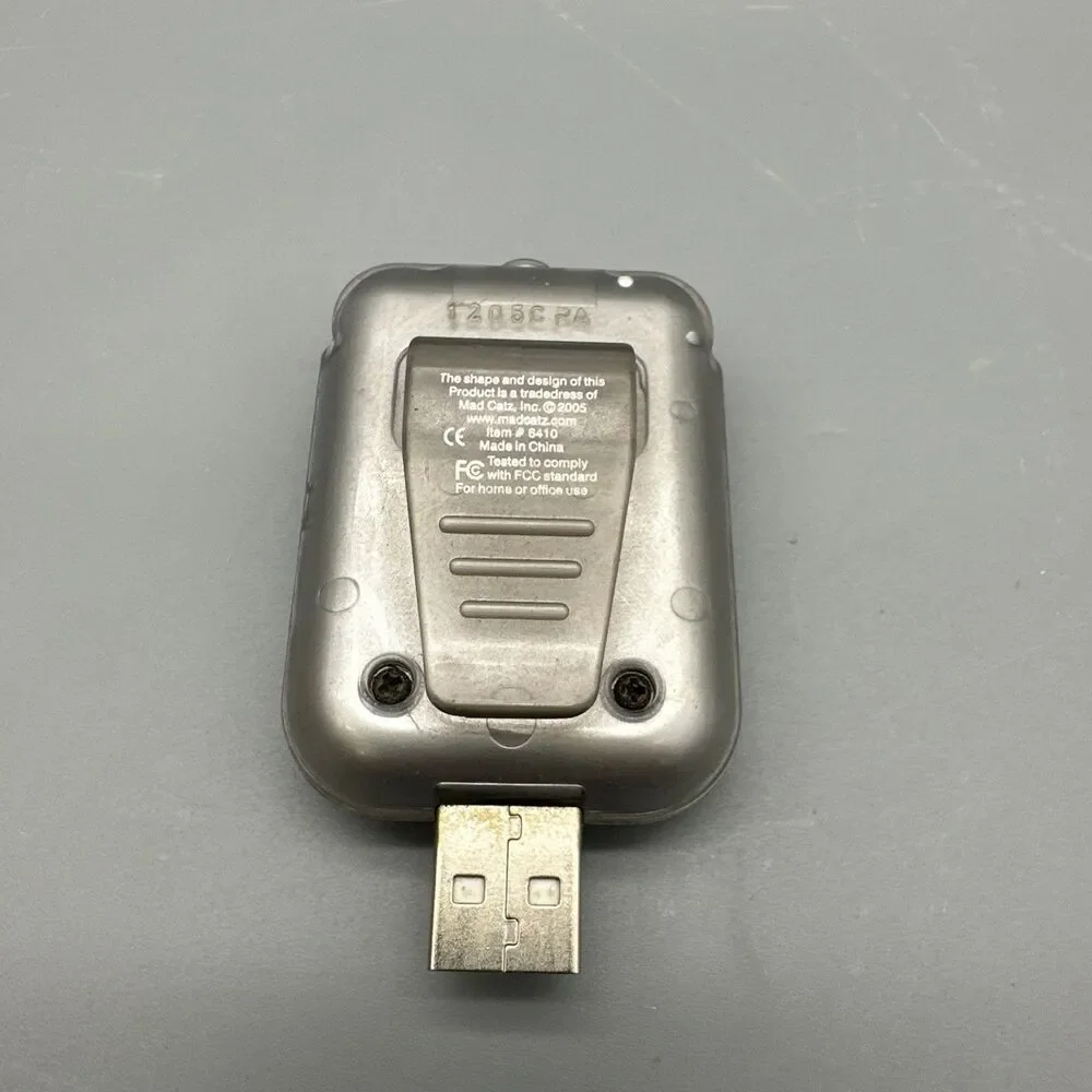 RARE Mad Catz USB Dongle 6410 PS2 XBOX PC AUDIO HEADPHONE DONGLE - Tested/Works